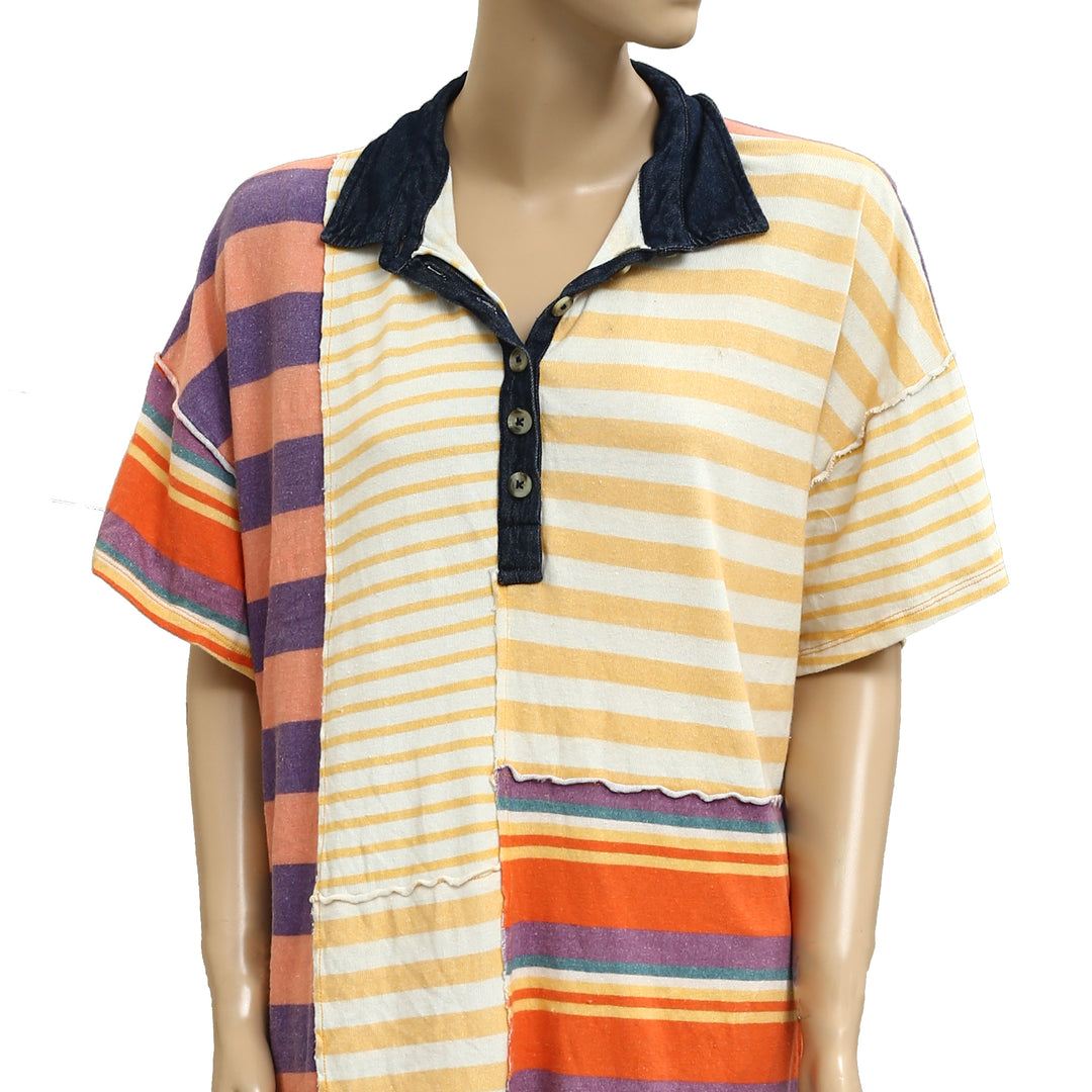 Free People Charlie Tee Tunic Mini Dress