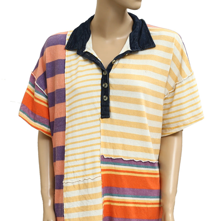 Free People Charlie Tee Tunic Mini Dress