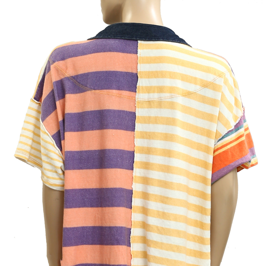 Free People Charlie Tee Tunic Mini Dress