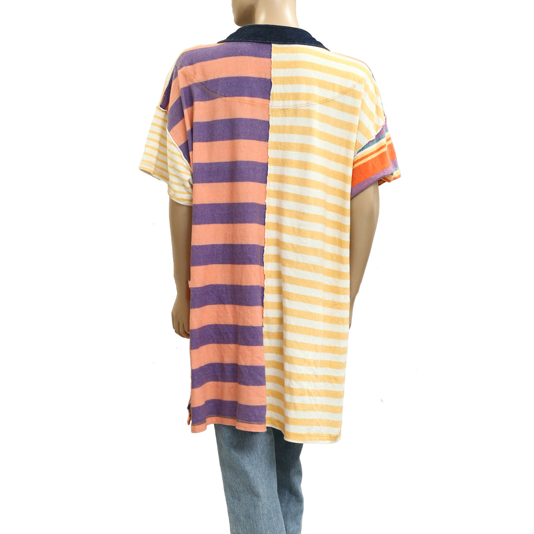 Free People Charlie Tee Tunic Mini Dress