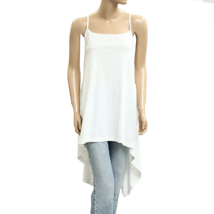 Free People Free-est Asymmetrical Solid Tunic Tank Top