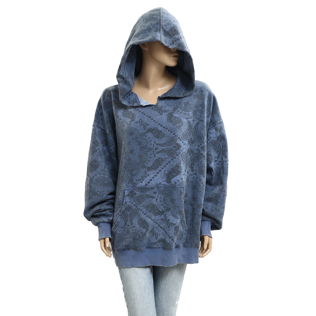 Free People We The Free It's A Vibe Print Hoodie Top