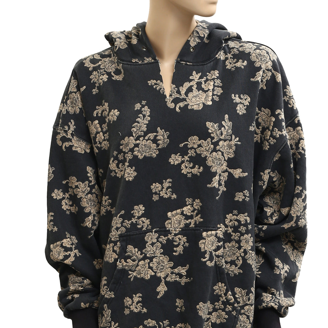 Free People We The Free It's A Vibe Print Hoodie Top