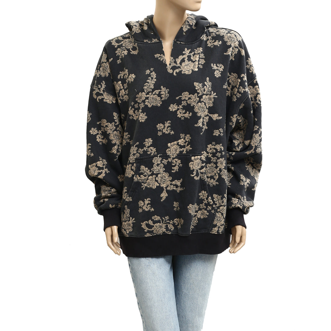 Free People We The Free It's A Vibe Print Hoodie Top