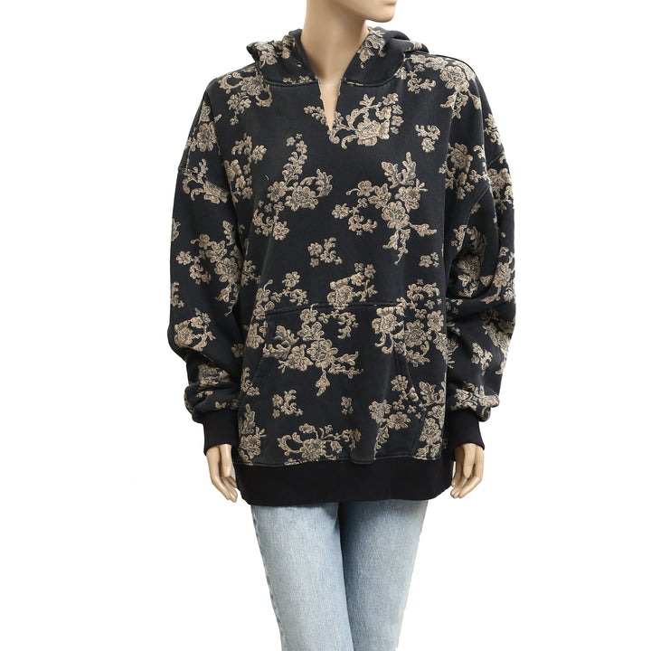 Free People We The Free It's A Vibe Print Hoodie Top