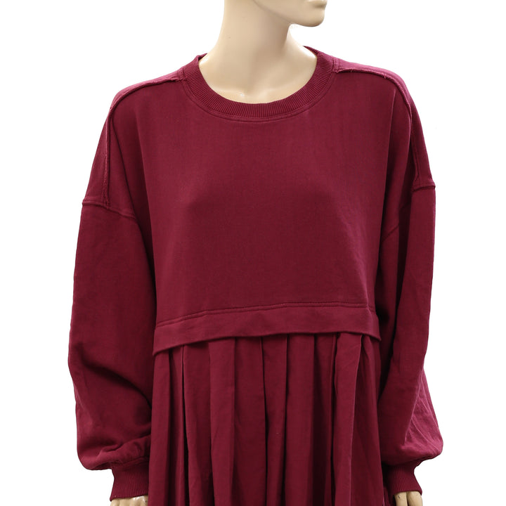 Free People Eleanor Sweatshirt Tunic Dress