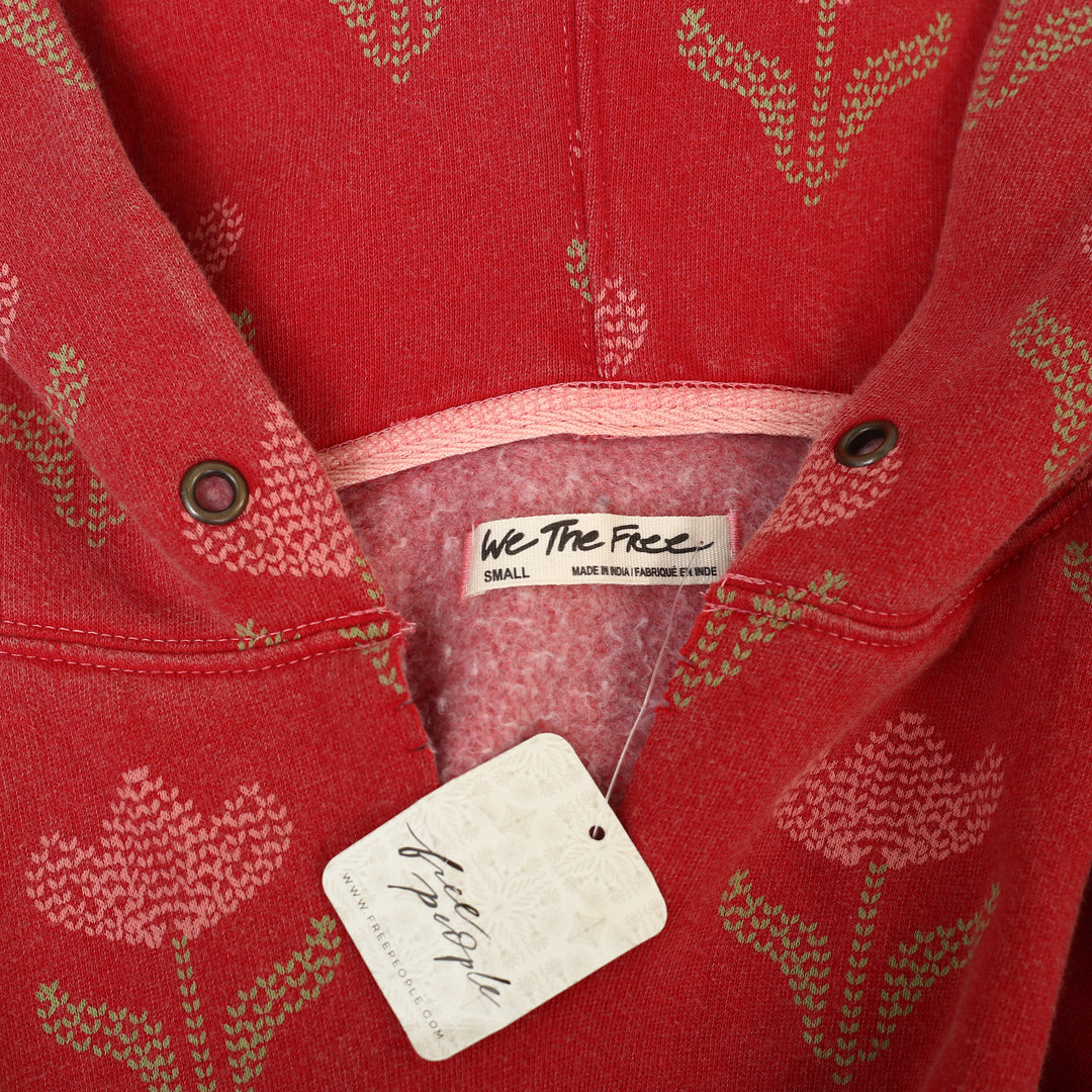 Free People We The Free It's A Vibe Print Hoodie Top