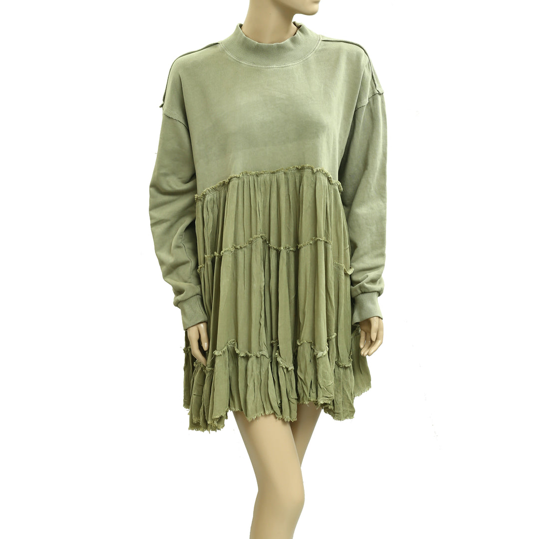 Free People We The Free Pixie Sweatshirt Mini Dress