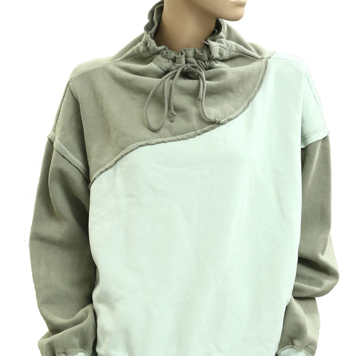 Free People FP Movement Home Stretch Colorblock Pullover Sweatshirt Top