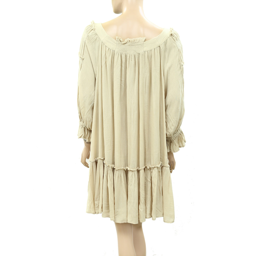 sea ya there mini dress See You There Green Ruffled Mini Dress Shop the Mint