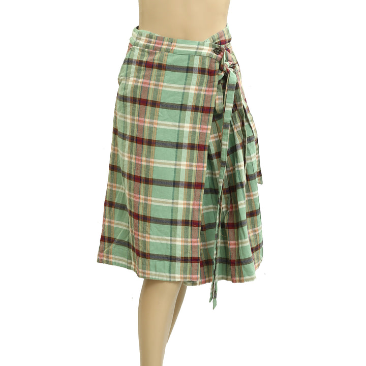 Damson Madder Kat Kilt Wrap Mini Skirt