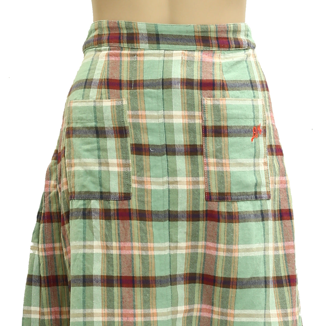 Damson Madder Kat Kilt Wrap Mini Skirt