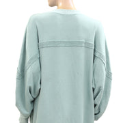 Free People Taylor Sweatshirt Tunic Top