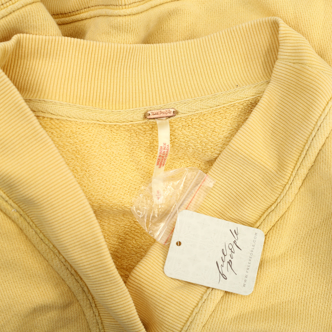 Free People Grace Cardi Sweatshirt Top