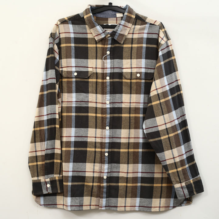 Levi's Men's Relaxed Fit Plaid Flannel Buttondown Shirt