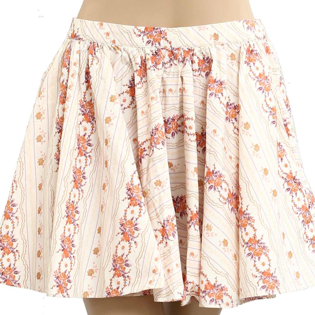 Free People Gaia Printed Mini Skirt