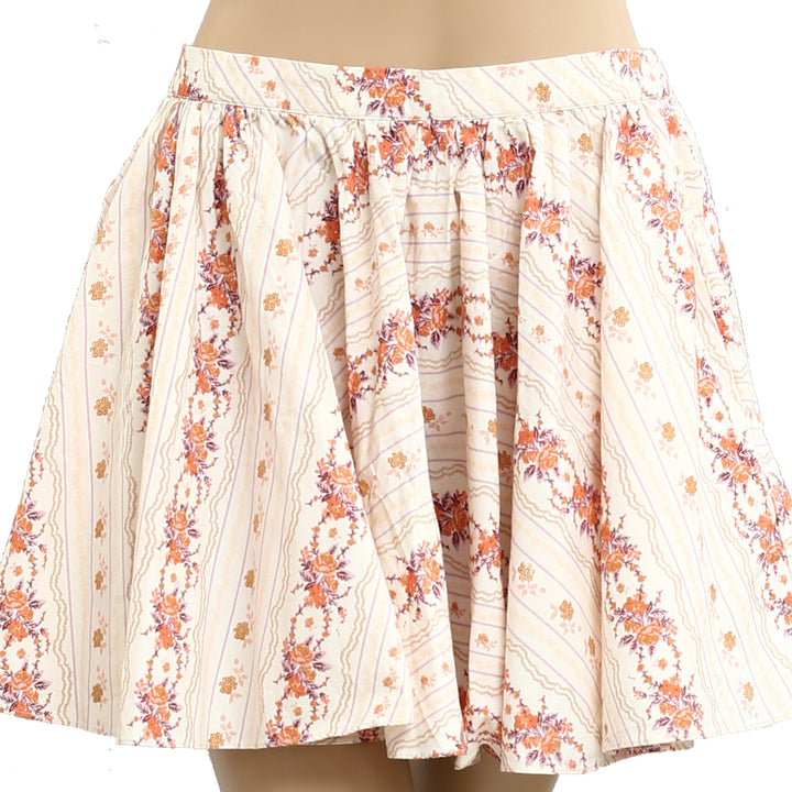 Free People Gaia Printed Mini Skirt