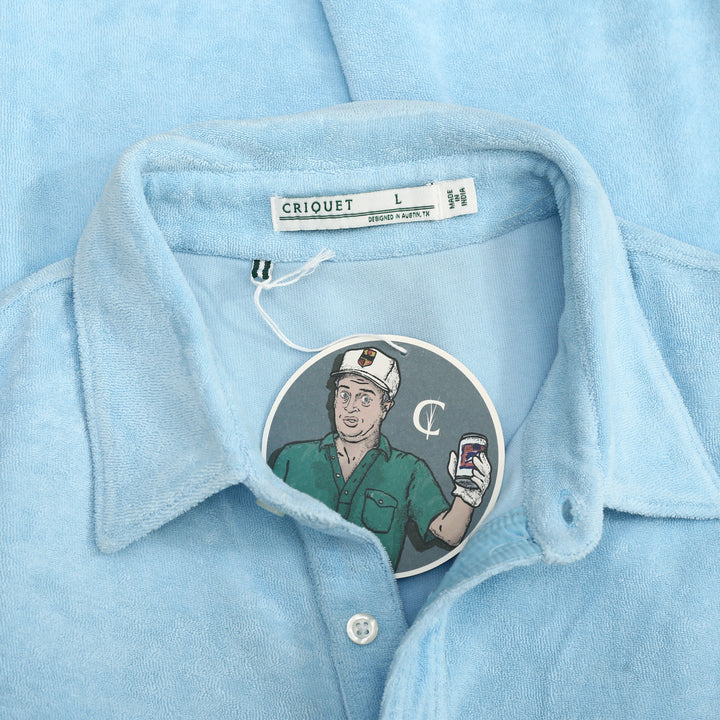 Criquet Terrycloth Players Men's Polo T-Shirt
