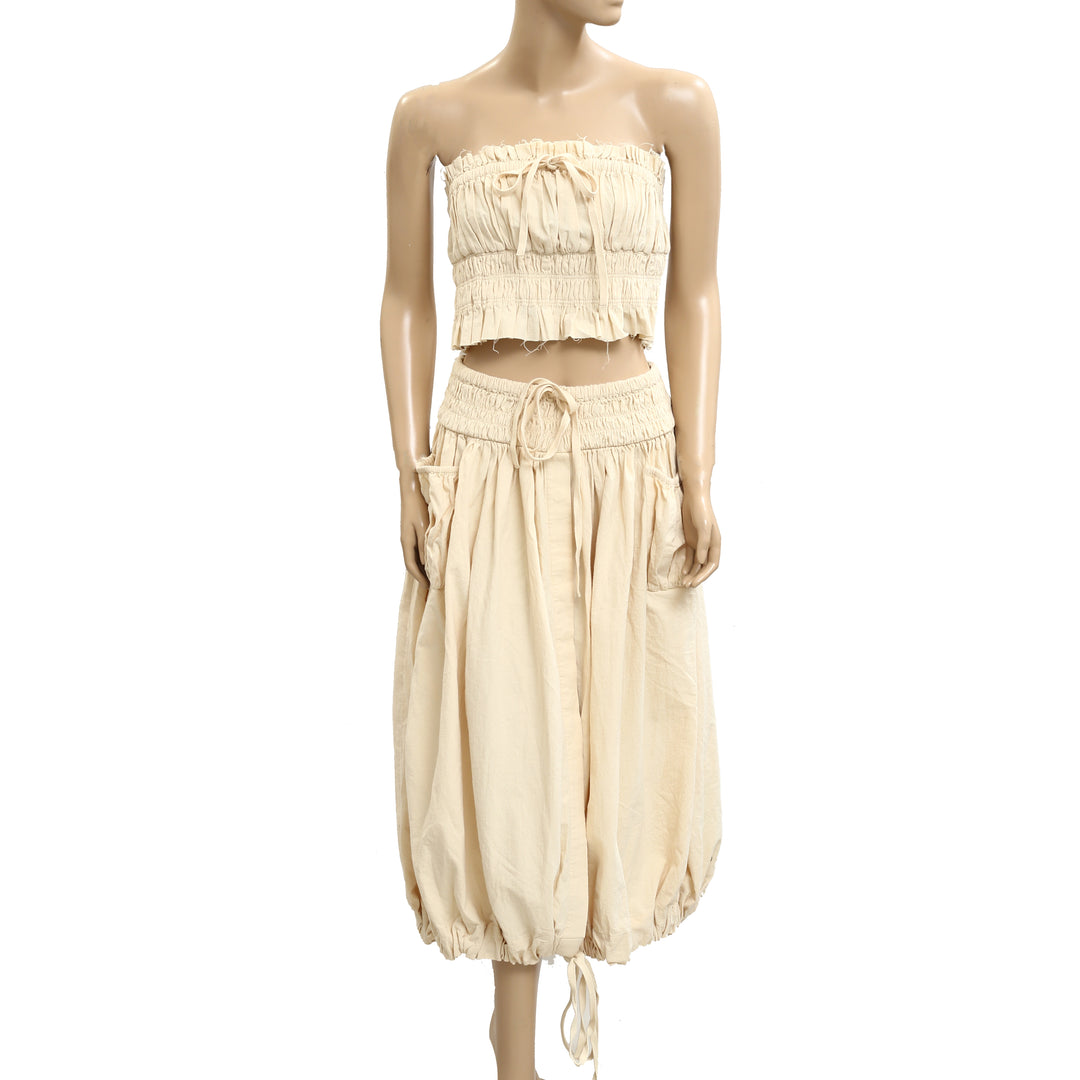 Free People Free-est All The Things Tube Top & Midi Skirt Set