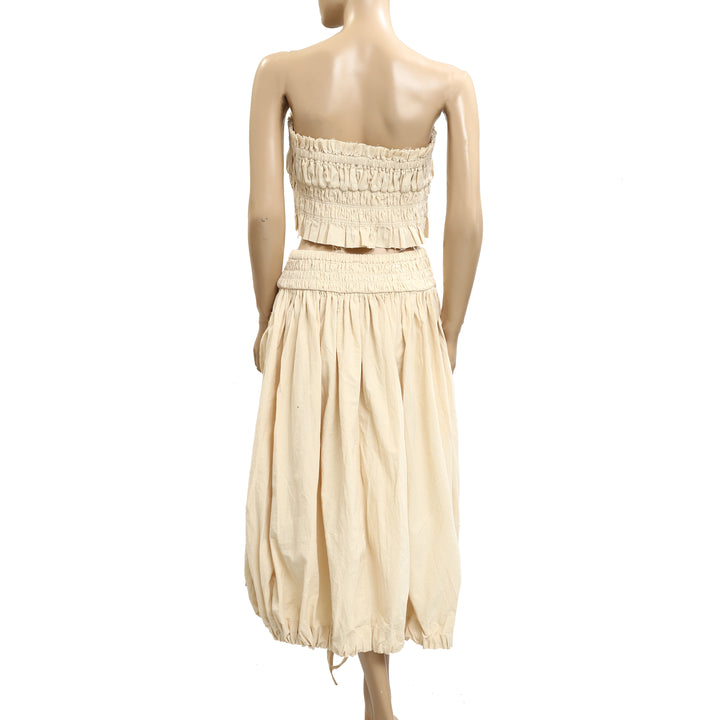 Free People Free-est All The Things Tube Top & Midi Skirt Set