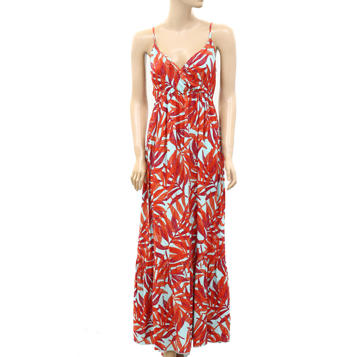 Pour Moi Strappy Tiered Hem Maxi Dress