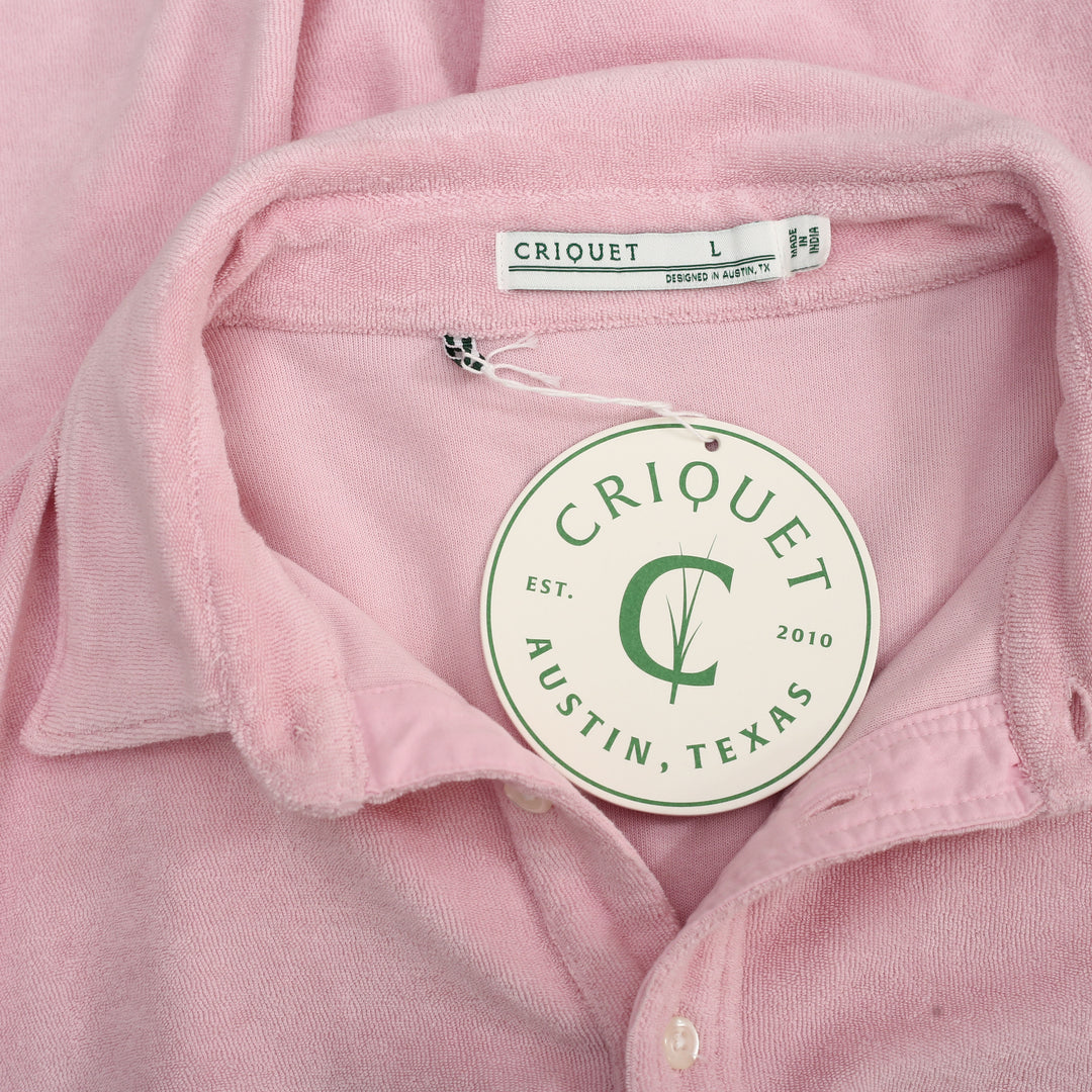 Criquet Terrycloth Players Men's Polo T-Shirt