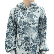 Free People Floral Printed Hoodie Top