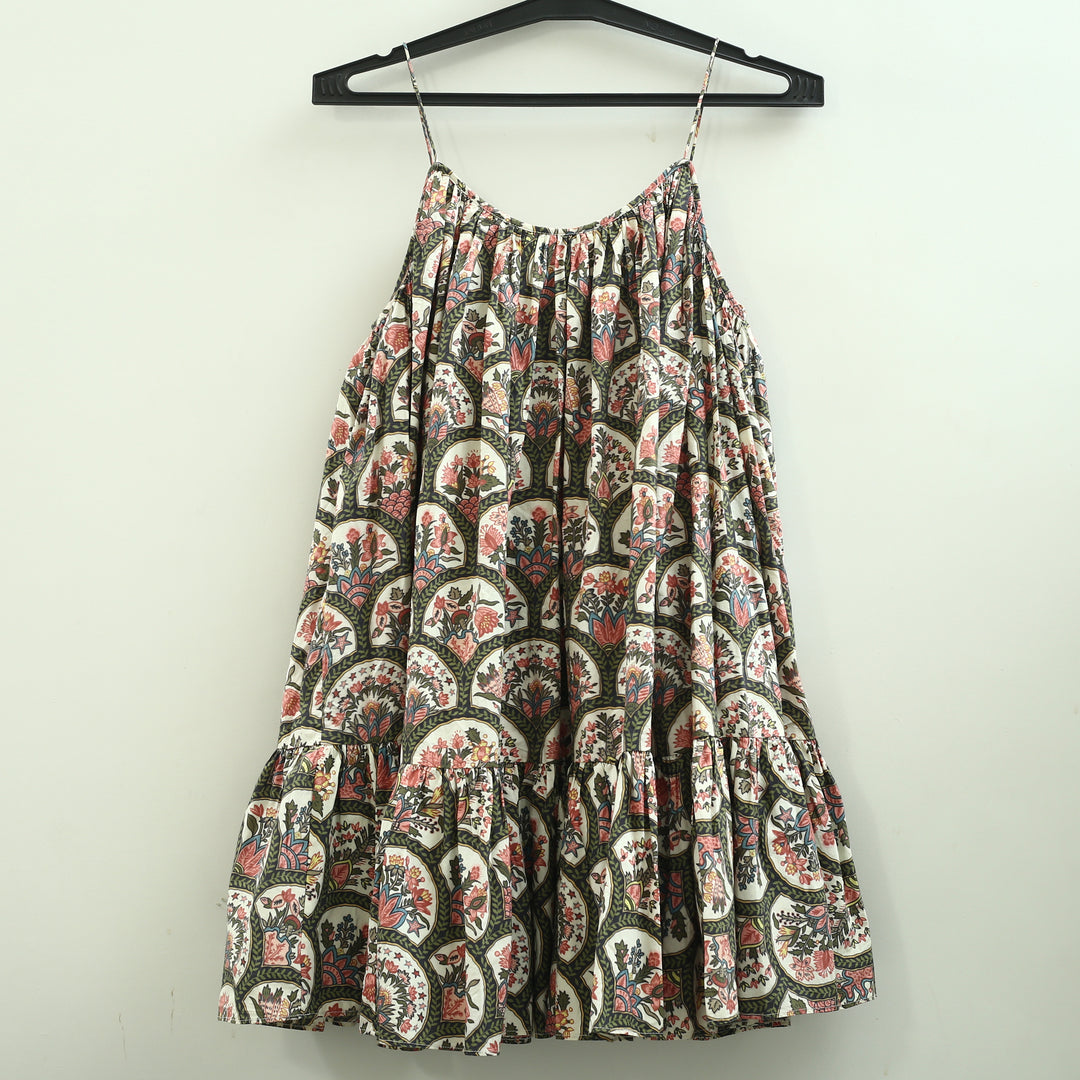 Rhode Resort Floral Block Printed Slip Mini Dress