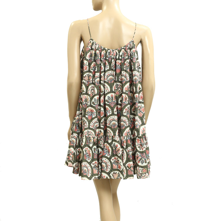Rhode Resort Floral Block Printed Slip Mini Dress