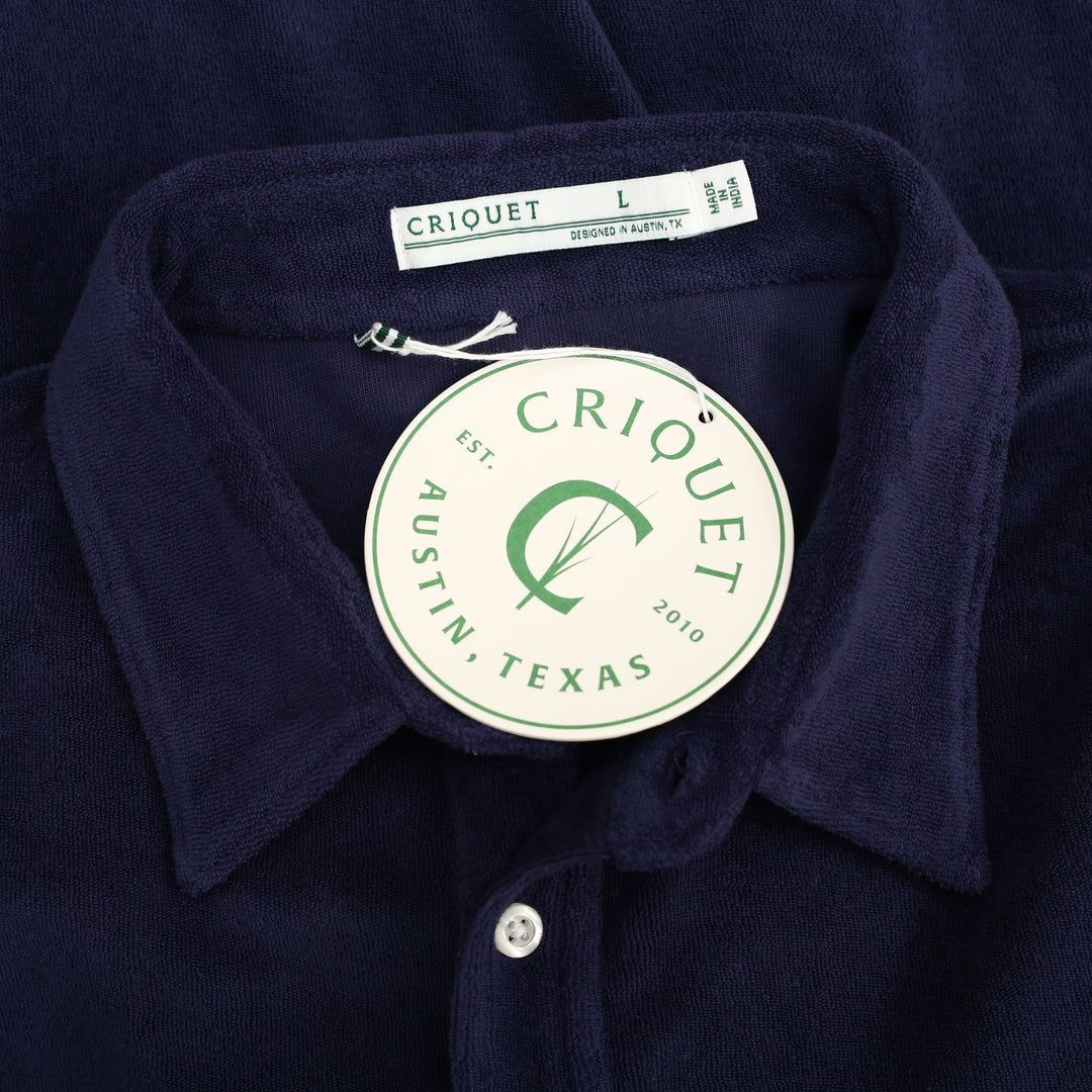 Criquet Terrycloth Players Men's Polo T-Shirt