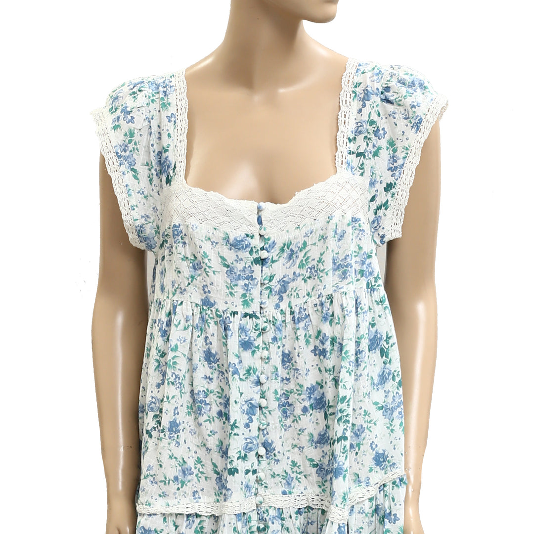 Free people Alessia Print Mini Dress