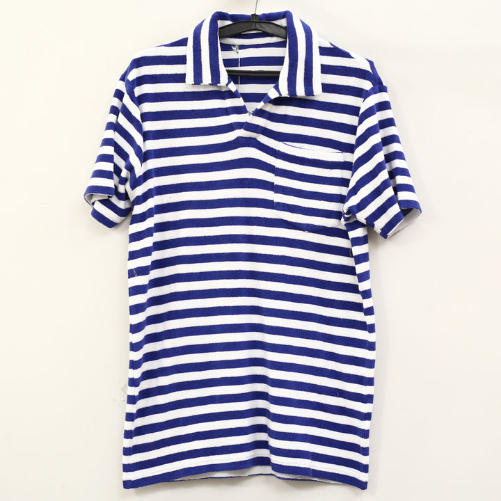 Criquet Terrycloth Striped Men's Polo T-Shirt