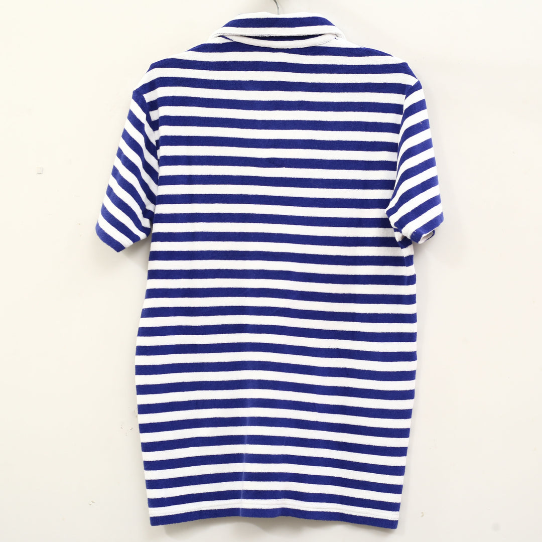 Criquet Terrycloth Striped Men's Polo T-Shirt