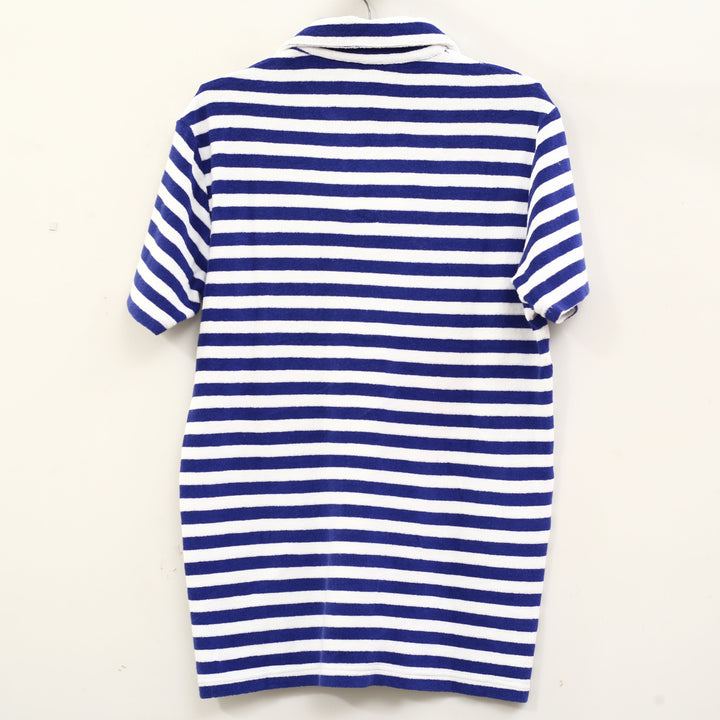 Criquet Terrycloth Striped Men's Polo T-Shirt