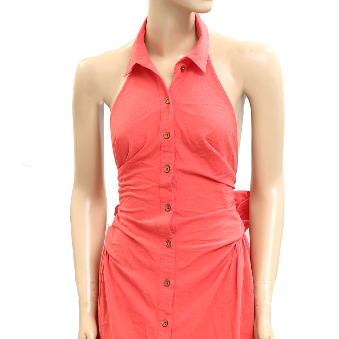 Free People Free-Est Back At It Halter Midi Dress