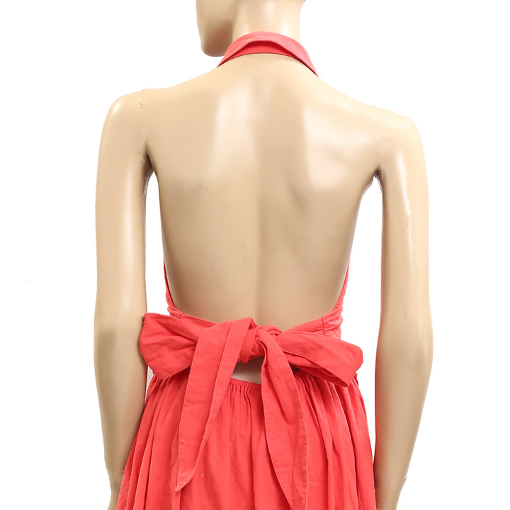 Free People Free-Est Back At It Halter Midi Dress