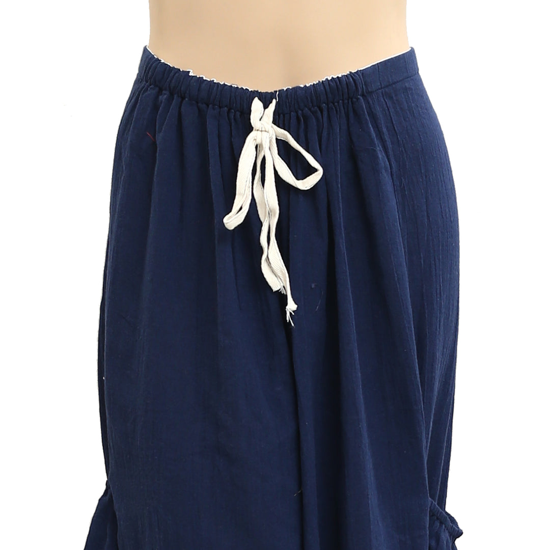 Free People Wide Leg Mid-Rise Pants