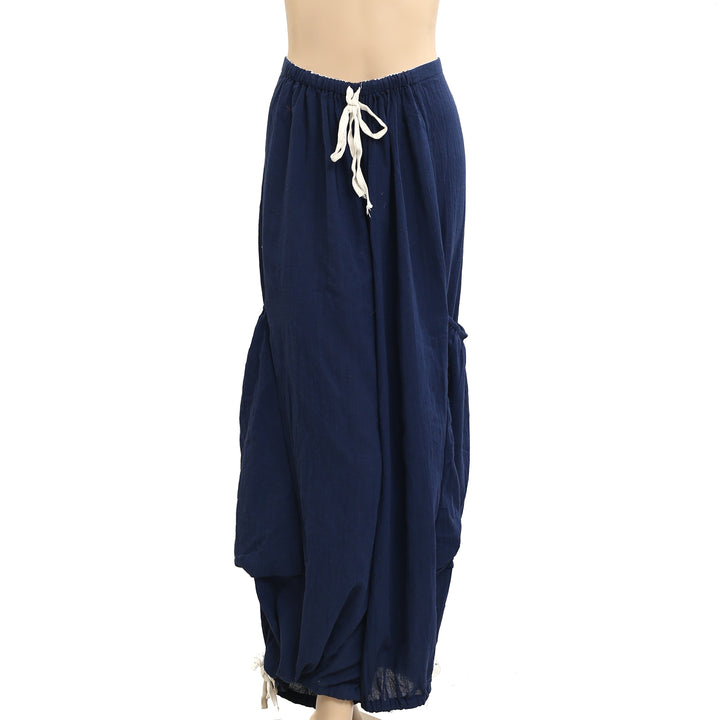 Free People Wide Leg Mid-Rise Pants