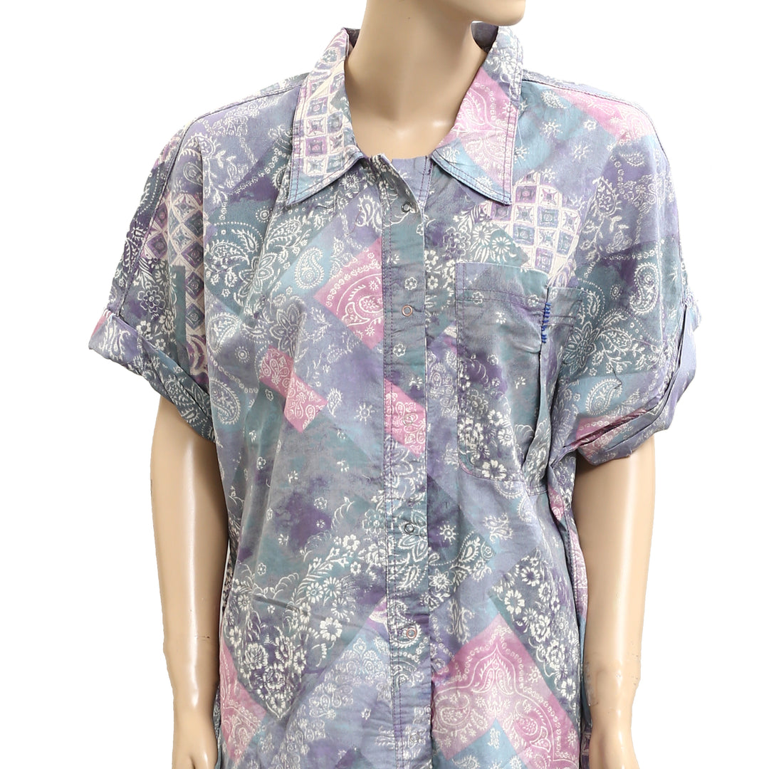 Free People Intimately Bedside Babe Sleep Shirt Tunic Top