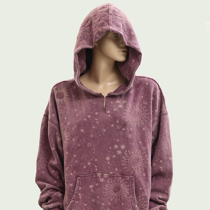 Free People We The Free It's A Vibe Print Hoodie Top