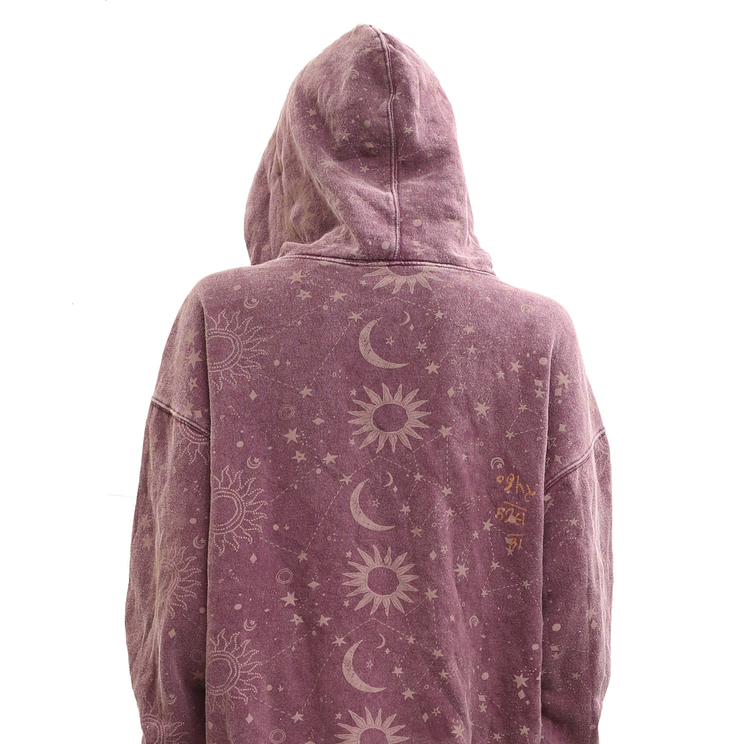 Free People We The Free It's A Vibe Print Hoodie Top