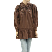 Free People Marty Smocked Mini Dress