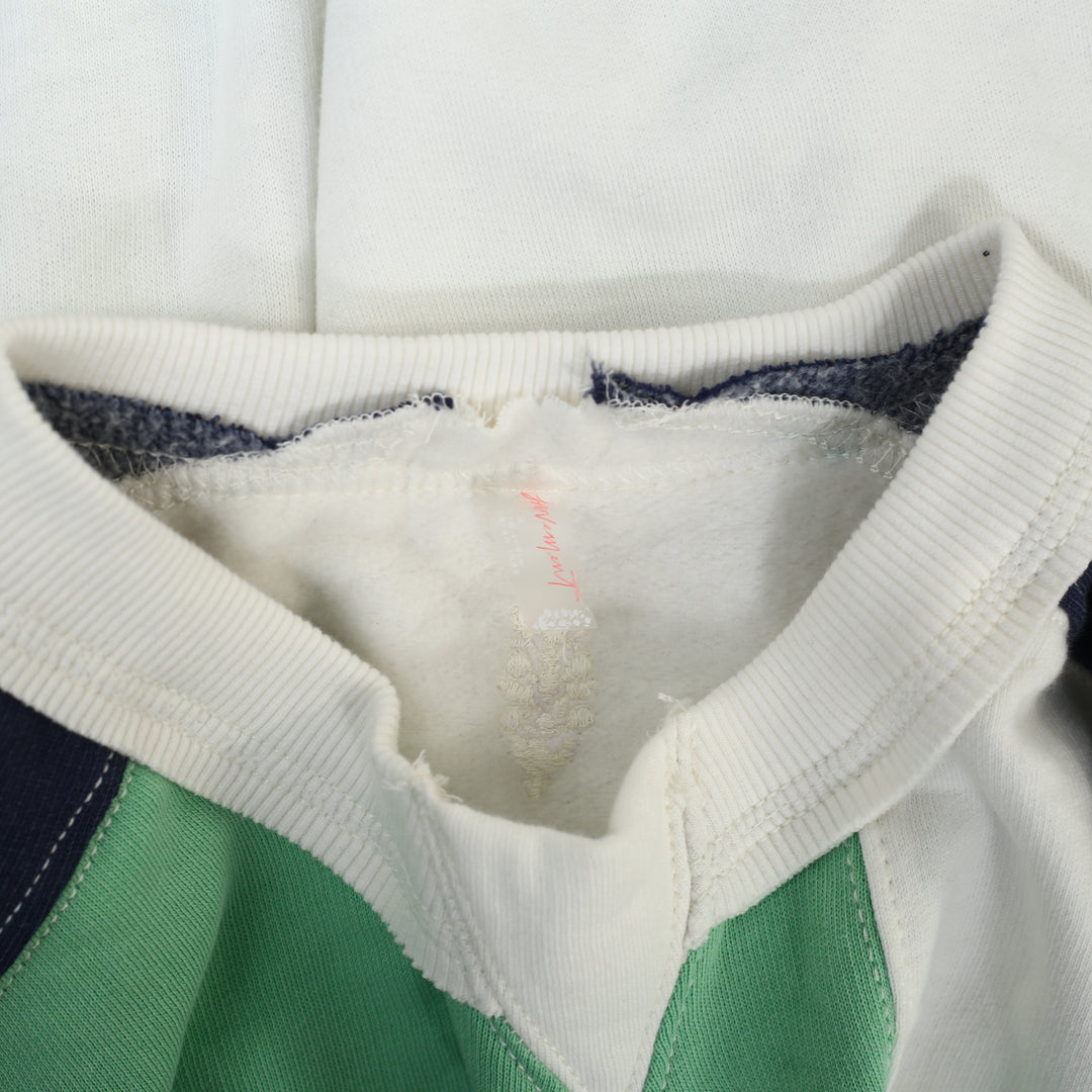 Free People FP Movement Intercept Logo Pullover Sweatshirt Top