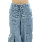 Free People Castaway Slouchy Pull-On Jeans Pants