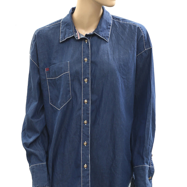 BDG Urban Outfitters Denim Shirt top