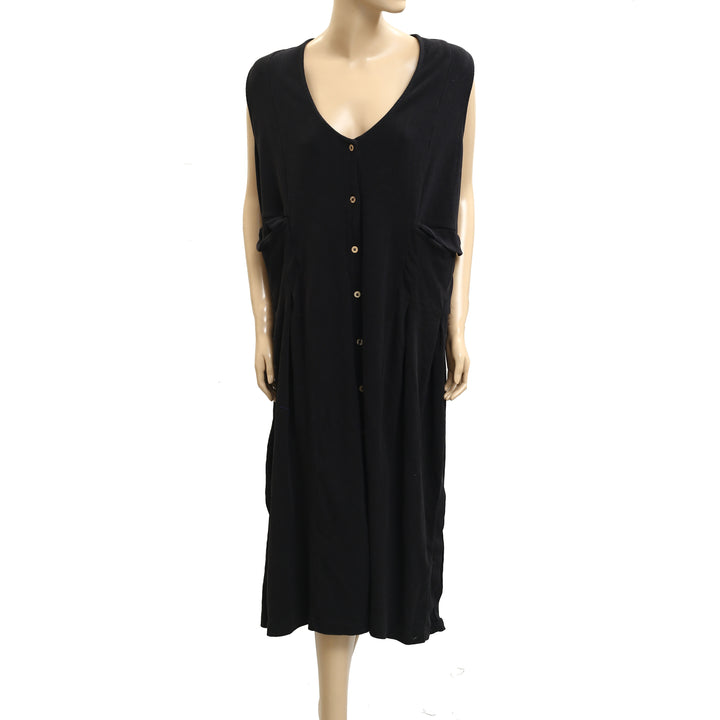 Free People Free-est Shayna V-Neck Midi Dress