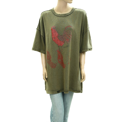 Free People We The Free Farm Friends Tee Tunic Top