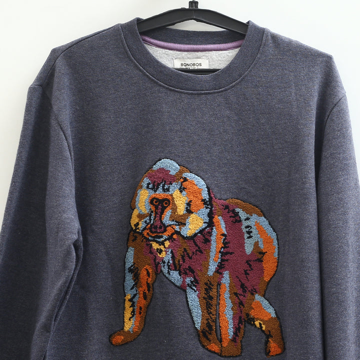 BONOBOS Critter Supersoft Fleece Crew Sweater