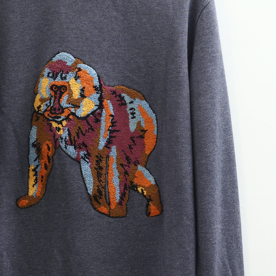 BONOBOS Critter Supersoft Fleece Crew Sweater