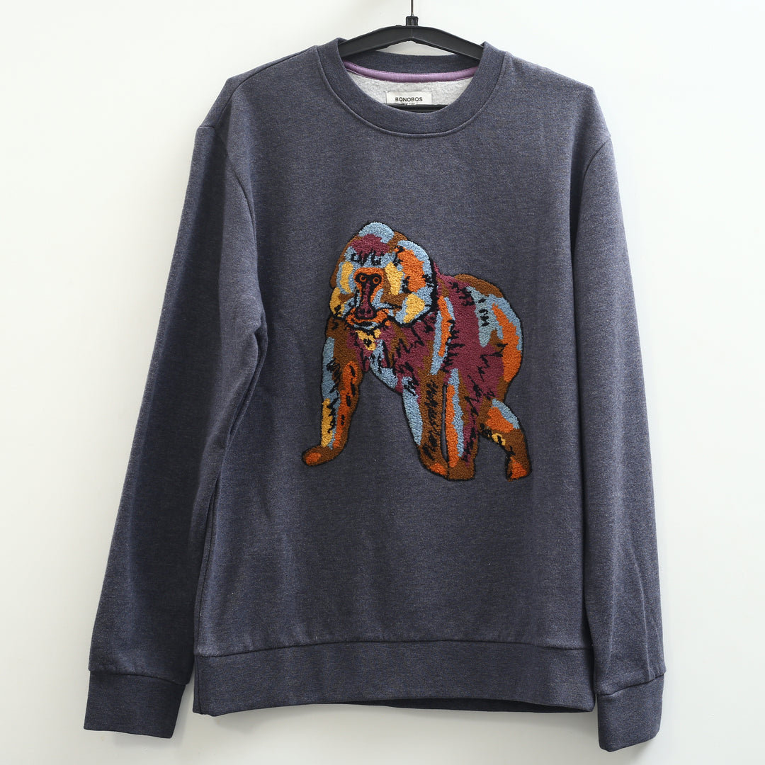 BONOBOS Critter Supersoft Fleece Crew Sweater